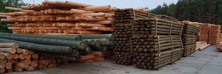 Pine Electrical Poles Timber From Poland with vacuum pressure impregnation treatment British Standard